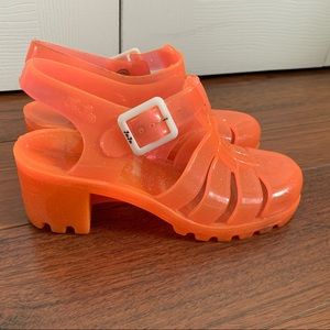 SOLD- Juju Glitter Jelly Sandal